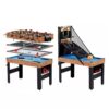 5-in-1 Game Table – Foosball Pool Basketball Ping Pong and Slide Hockey