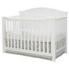 SF Home Solid Wood Convertible Crib in White – Toddler Bed Sold Separately