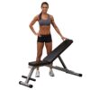 Multi-position Weight Training Flat Incline Decline Folding Exercise Bench