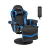 Massage Video Gaming Recliner Chair with Adjustable Height-Blue