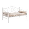 Twin size White Metal Day Bed Frame – 400 lb Weight Limit