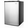 3 Cubic Feet Compact Upright Freezer with Stainless Steel Door