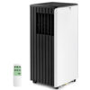 3-in-1 10000 BTU Air Conditioner with Humidifier and Smart Sleep Mode-Black