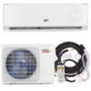 12000 BTU 22 SEER2 208-230V Wifi Enabled Mini Split Air Conditioner and Heater White