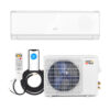 17000 BTU 21 SEER2 208-230V Wifi Enabled Mini Split Air Conditioner and Heater White