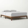 Full size Simple Modern Solid Wood Platform Bed Frame – 700 lb. Weight Capacity