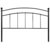 King size Contemporary Classic Headboard in Black Metal Finish