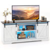 TV Stand for 65 Inch TVs Media Console Table for Living Room-White