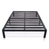 King Metal Platform Bed Frame with Heavy Duty Slats