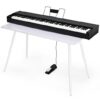 88-Key Full Size Digital Piano Weighted Keyboard with Sustain Pedal-White