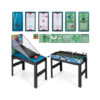 14-in-1 Combo Game Table Set Multi Game Table with Foosball