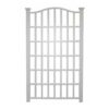 Large 8-Ft x 4.5-Ft Outdoor White Vinyl Garden Trellis Privacy Screen