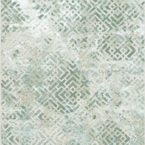 7′ X 10′  Polyester Sand Silver Area Rug