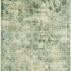 5′ X 7′  Viscose Sand Or  Blue Area Rug