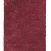 8′ X 11′  Solid  Red Shag Area Rug