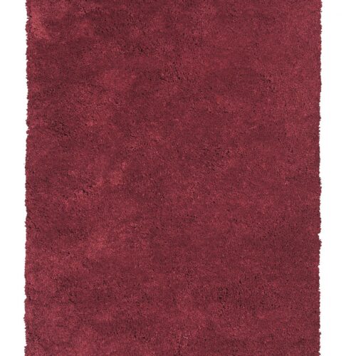 8′ X 11′  Solid  Red Shag Area Rug