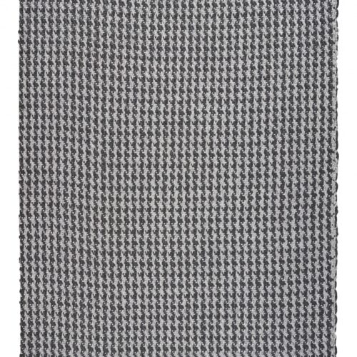 8’X10′ Grey Hand Woven Houndstooth Indoor Area Rug