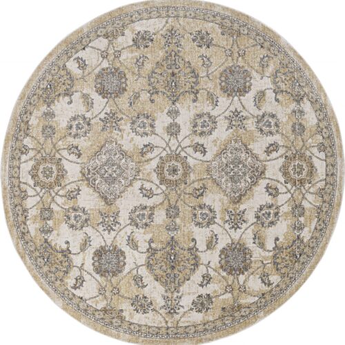 63 X 91 Ivory  Sand Wool Rug