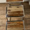 Set Of 3 Modern Rustic Nesting Tables