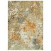 10′ X 13′ Modern Abstract Gold And Beige Indoor Area Rug