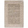 9′ X 12′ Beige Grey Machine Woven Oriental Indoor Arean Rug