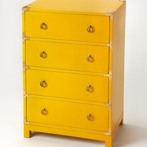 Ardennes Yellow Campaign Accent Chest