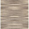 9′ x 12′ Gray and Tan Striated Runner Rug