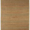 8′ x 10′ Seafoam and Tan Bohemian Striped Area Rug