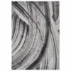 10′ x 13′ Gray Ivory Abstract Strokes Modern Area Rug