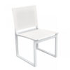 20″ Set Of Two White Metal Dining Chair