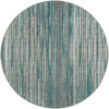 10′ Blue Round Ombre Tufted Handmade Area Rug