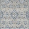 10′ X 13′ Blue Oriental Distressed Area Rug