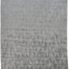 8′ X 10′ Gray Ivory And Silver Geometric Hand Woven Area Rug