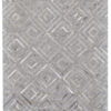 5′ X 8′ Gray Taupe And Ivory Geometric Hand Woven Area Rug