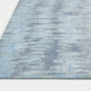 4′ X 6′ Blue Green And Gray Abstract Tufted Handmade Area Rug