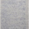 5′ X 8′ Gray And Blue Abstract Hand Woven Area Rug