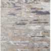 10′ X 13′ Tan Orange And Ivory Abstract Power Loom Distressed Area Rug