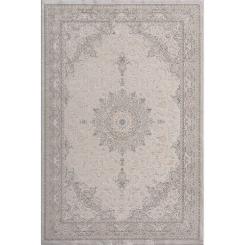 8′ X 11′ Gray Medallion Area Rug