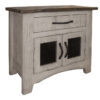 27″ Gray One Drawer Nightstand