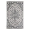 8′ x 11′ Gray Medallion Power Loom Area Rug