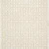 8′ x 10′ Beige and Ivory Geometric Hand Tufted Area Rug