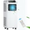 9000 BTU Portable Air Conditioner with Built-in Dehumidifier and Remote Control