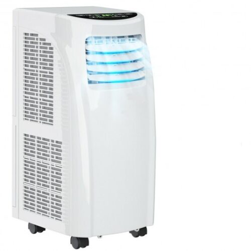 8000 BTU Portable Air Conditioner with Sleep Mode and Dehumidifier Function