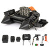 Portable Fishing Boat with 3 Detachable Storage Boxes-Camouflage