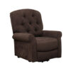 Recliner Chair Sofa for Elderly with Side Pocket and Remote Control-Black