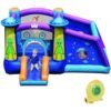 Inflatable Alien Style Kids Bouncy Castle with 480W Air Blower