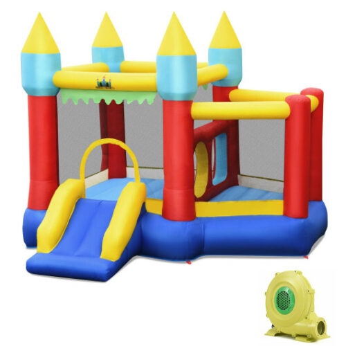 Kid’s Inflatable Bouncer with Jumping Area and 480W Blower