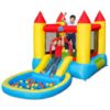 Inflatable Kids Slide Bounce House with 580w Blower