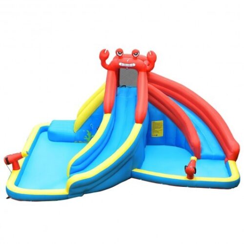 Inflatable Water Slide Crab Dual Slide Bounce House without Blower