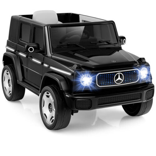 12V Licensed Mercedes-Benz EQG Kids Ride On Car with Remote Control-Black